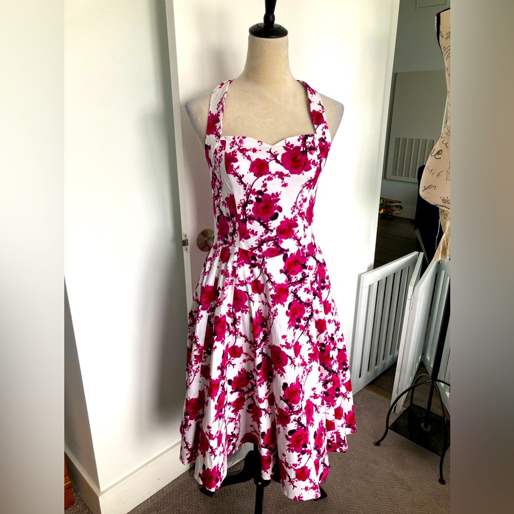 Hearts N Roses fit and flare dress